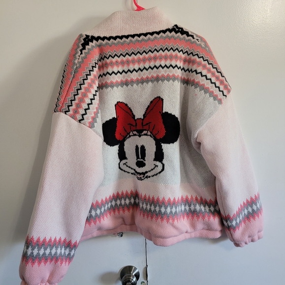 ‼️SOLD! Nwt Disney x Forever 21 Minnie Mouse Zip-Up Sweater Jacket - Picture 5 of 6